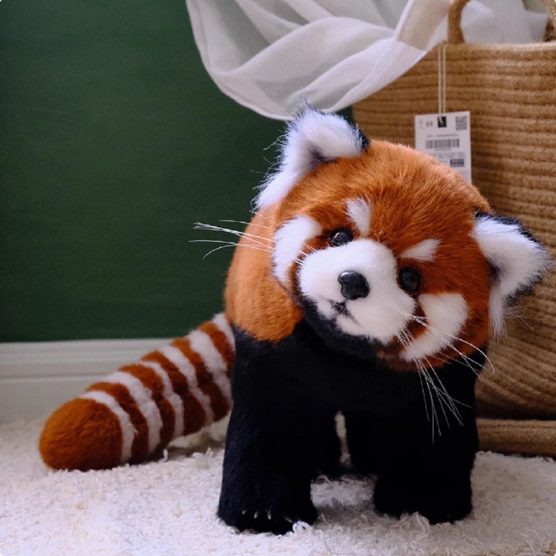 [Difficulty Upgrade Series] Skeleton version of the red panda/New advanced version of the skeleton red panda simulation style cute - Knitting, Embroidery, Felted Wool & Sewing - Other Materials 