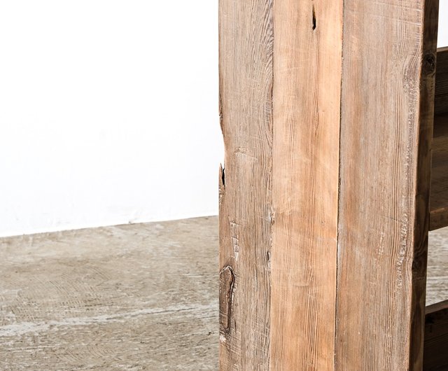 BOKTO Furniture || 古木 || レトロな古材棚 本棚 本棚 侘び寂び