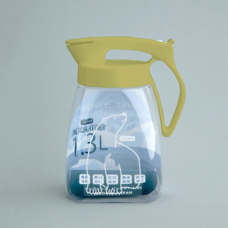 北極熊冷水瓶 1.3L - 水壺/水瓶 - 塑膠 白色