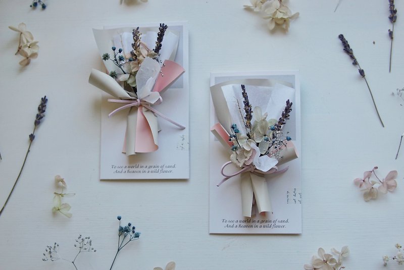 Mini bouquet card 2 set - Dried Flowers & Bouquets - Plants & Flowers Multicolor