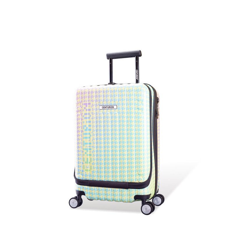 [CENTURION] 20-inch first-class front-loading suitcase Aurora Houndstooth - กระเป๋าเดินทาง/ผ้าคลุม - วัสดุอื่นๆ 