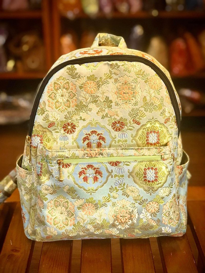 客制復古歐式櫥窗造型後背包雙肩包 - 背包/後背包/書包 - 絲．絹 多色