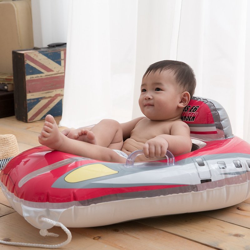 Japan IGARASHI JR Shinkansen infant three-dimensional seat ring-handsome red - Swimsuits & Swimming Accessories - Plastic Red