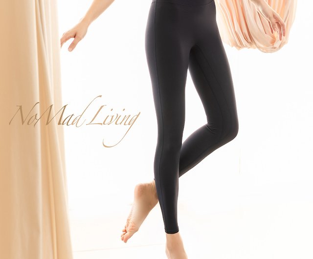 Highly elastic, skin-friendly and soft yoga pants – navy blue