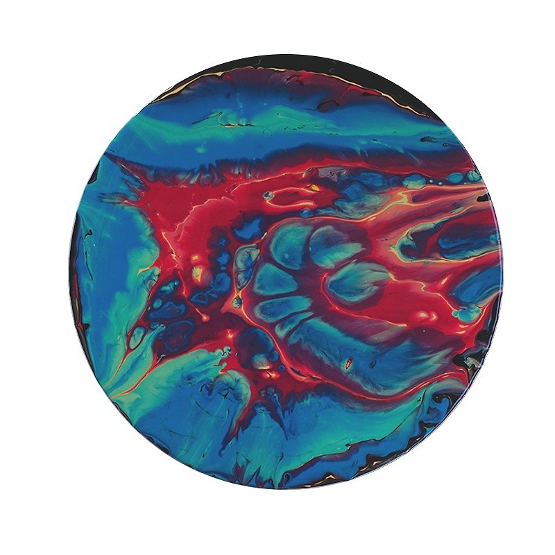 America Fire. Lunar body. Wall decoration - Items for Display - Wood Multicolor