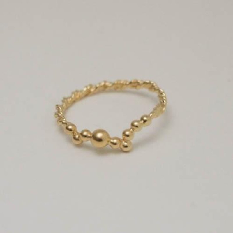 tubutubu.wave ring gd【FR121】 - General Rings - Other Metals Gold