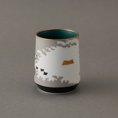 GINZA ARTWORKS tokyo unnamed japan | 美濃燒 (轉印) 茶杯 / 千鳥