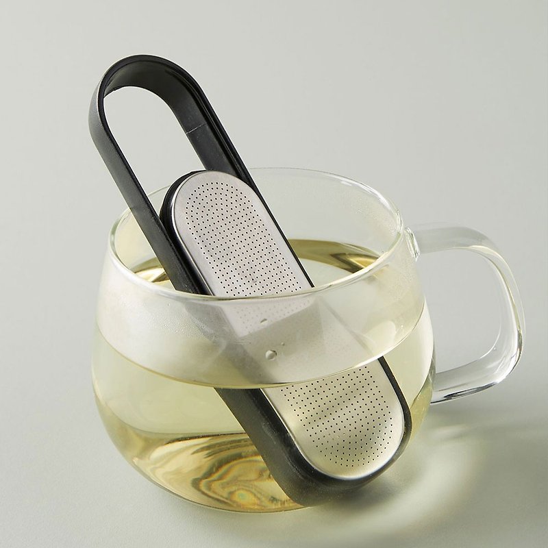 Japan KINTO Loop tea maker / 2 colors in total - Teapots & Teacups - Stainless Steel White