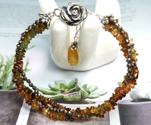 天然トルマリン石ブレスレット