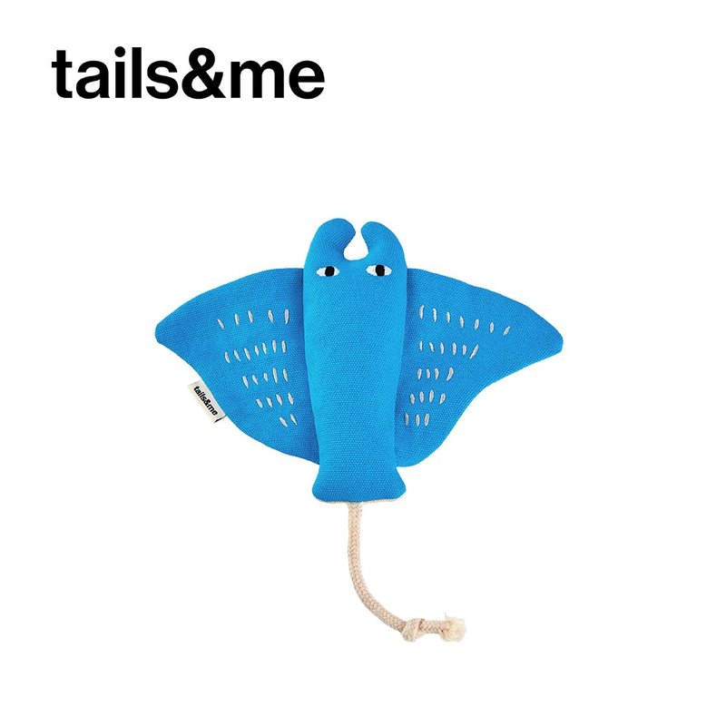 [tails&me] Tail Buddy - Pet Catnip Toy (Stingray) - ของเล่นสัตว์ - วัสดุอื่นๆ หลากหลายสี