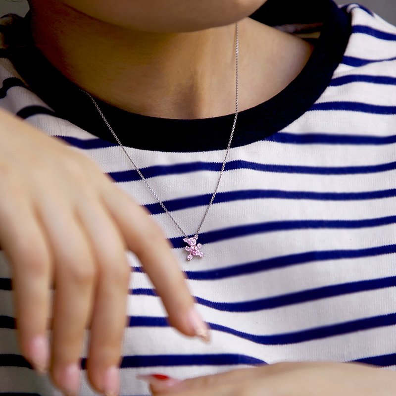 BB CANDYBEAR NECKLACE - 項鍊 - 純銀 多色