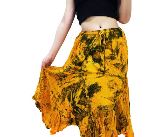 Tie dye skirt outlet bohemian