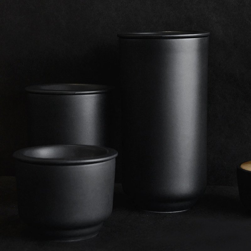 【絕版限量款】丹麥Morsø 皇家黑爵士陶瓷密封儲物罐-1.2L - 廚具 - 瓷 黑色