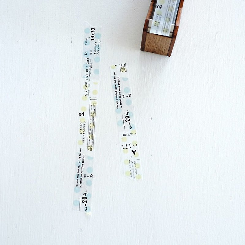 YOHAKU Paper Tape Y-002 Pocket Material Handbook Handmade Paper Tape Japanese Stationery - Washi Tape - Paper Blue
