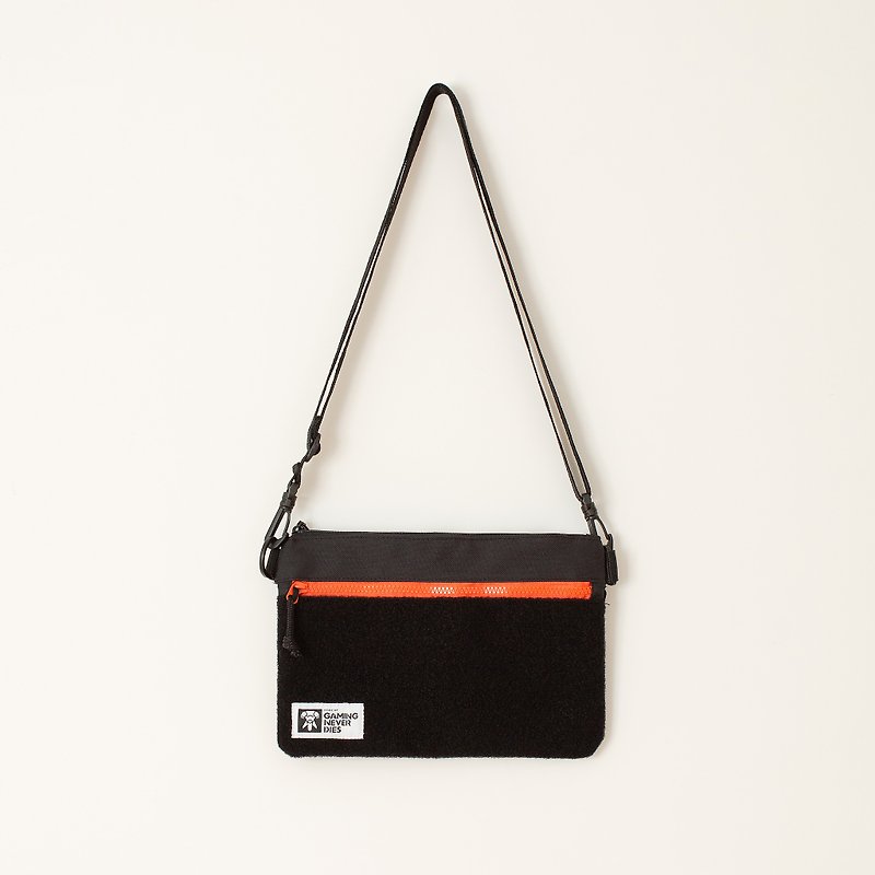 [GND] Magma Elements With Side Back Small Bag Storage Bag Canvas Bag - Messenger Bags & Sling Bags - Other Materials Black