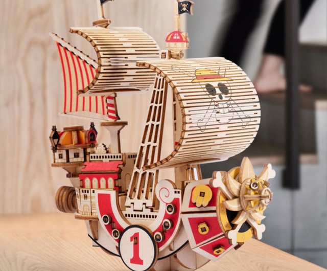 【One Piece】木製パズル 3Dウッドパズル ワンピース Amazon.co.jp: ki-gu-mi ワンピース サウザンドサニー号