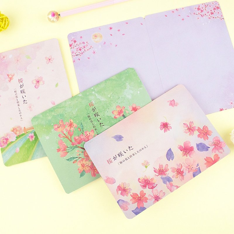 Chuyu Universal Card/Blessing Thank You Card/Creative Cute Card/Sakura の日 - Cards & Postcards - Other Materials 