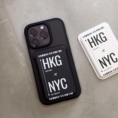 Caseonlyy 手機殼專賣店 Boarding Pass | MagSafe 超強磁吸皮革卡套