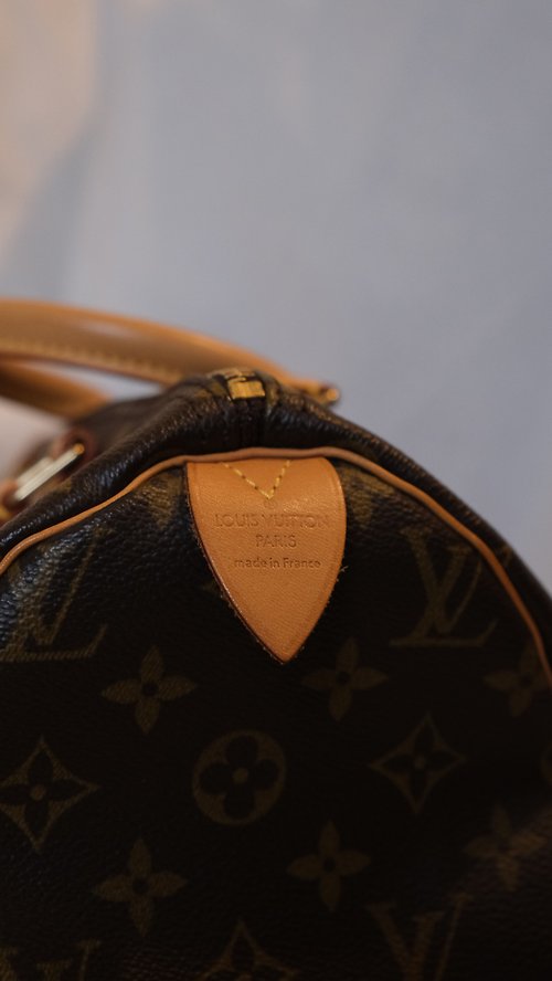 Louis Vuitton M81085 Speedy large handbag shoulder bag old flower
