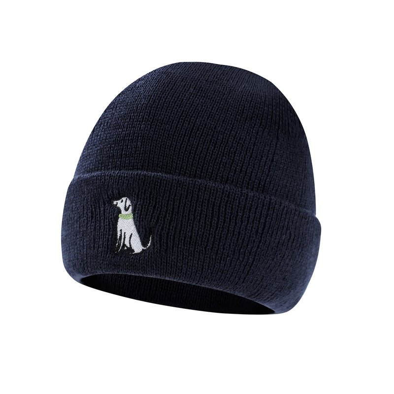 狗狗 Buddy 冷帽/ 針編帽 (軍藍色) - 帽子 - 壓克力 藍色