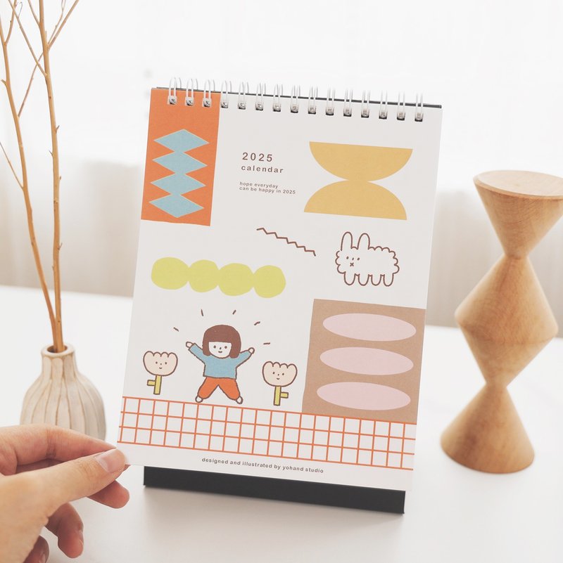 2025 Desk Calendar - Calendars - Paper Multicolor