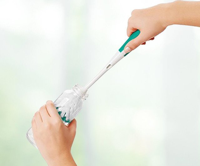 OXO tot straw water cup cleaning brush set-brilliant Teal - Shop