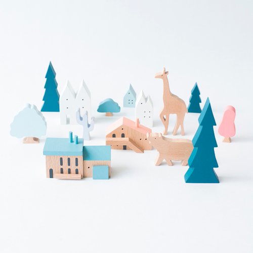 eguchi toys 故事積木 - 小鎮