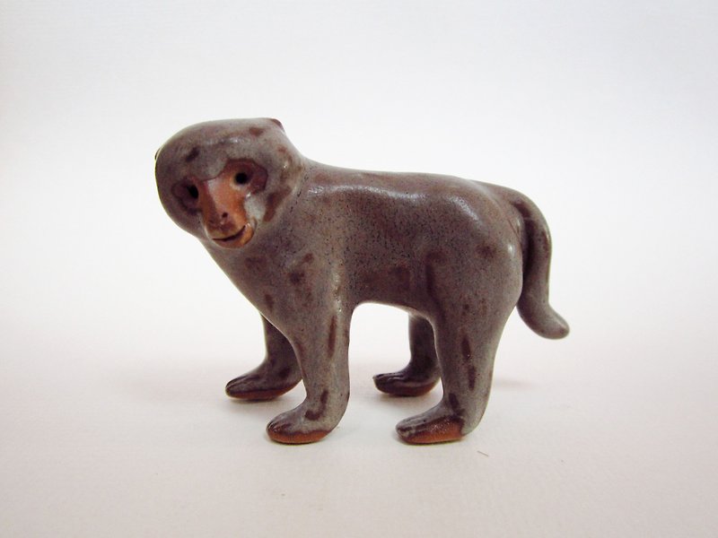 Formosan macaques - Pottery & Ceramics - Pottery Gray