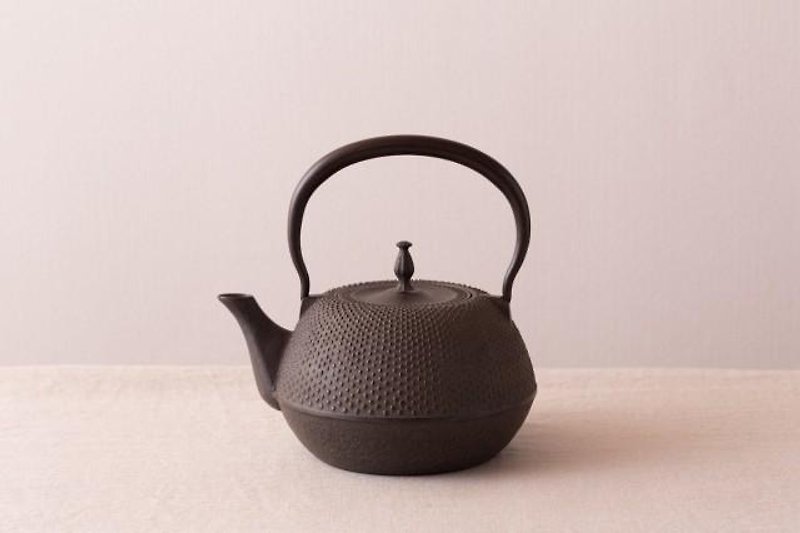 Iron kettle hail, round 1.2L - Teapots & Teacups - Other Metals Black