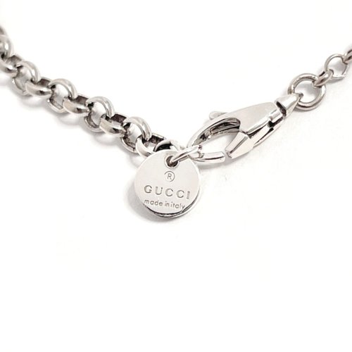日本直送 中古美品】グッチ GUCCI ネックレス グッチゴースト スカル