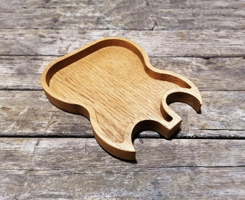 Personalized Guitar Tray, Custom Tray, Guitar Pick Holder, Catch All Tray - อุปกรณ์กีตาร์ - ไม้ สีทอง