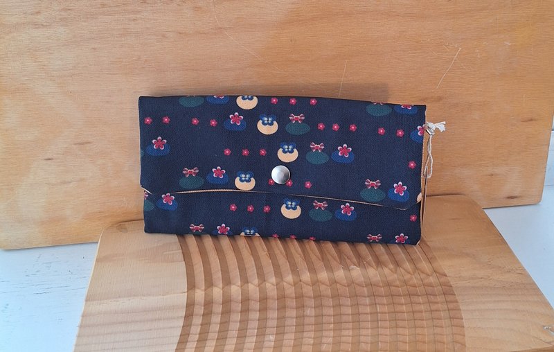 Designed print  wallet -Japanese sweets - Wallets - Polyester 