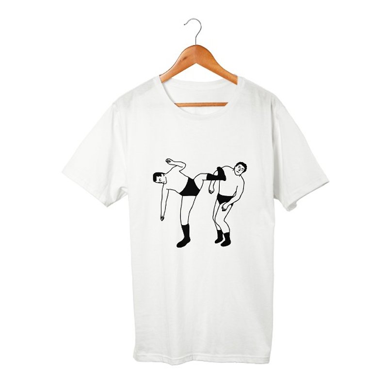Big Boots T-shirt - Men's T-Shirts & Tops - Cotton & Hemp White