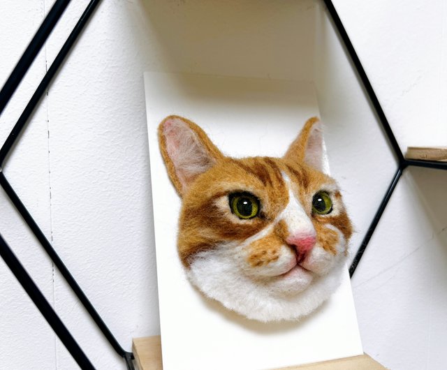お値下げ　羊毛フェルト 猫の置物 お値下げ 羊毛フェルト 猫の置物 羊毛フェルト