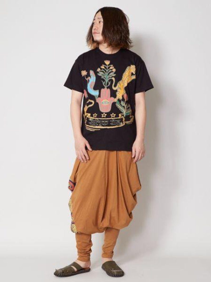 シルクロードメンズTシャツ - 男 T 恤 - 其他材質 