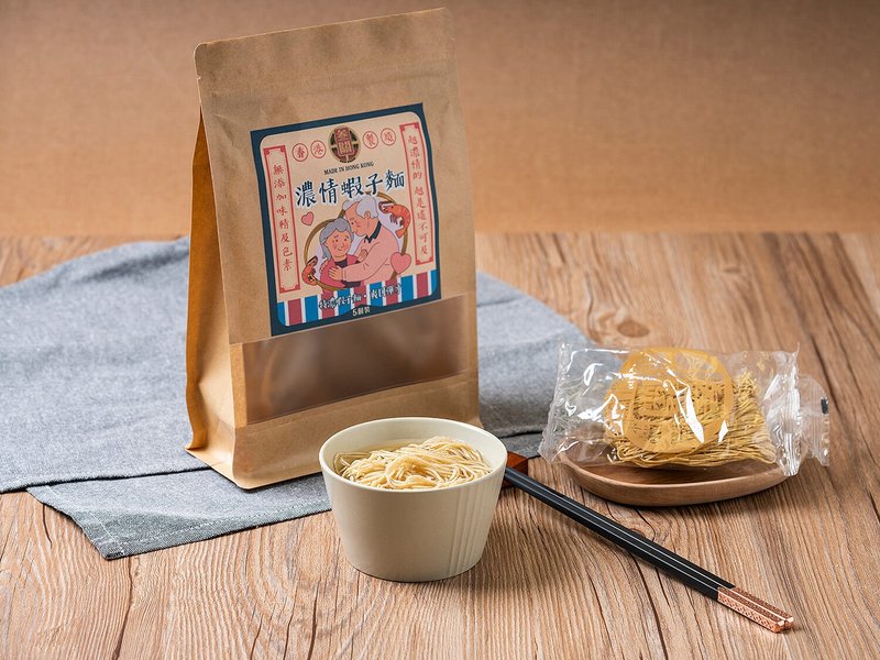 叁關 - 濃情蝦子麵 - 特濃蝦子麵 #香港製造 #無味精 #無色素 - 拌麵/麵條/米粉 - 新鮮食材 