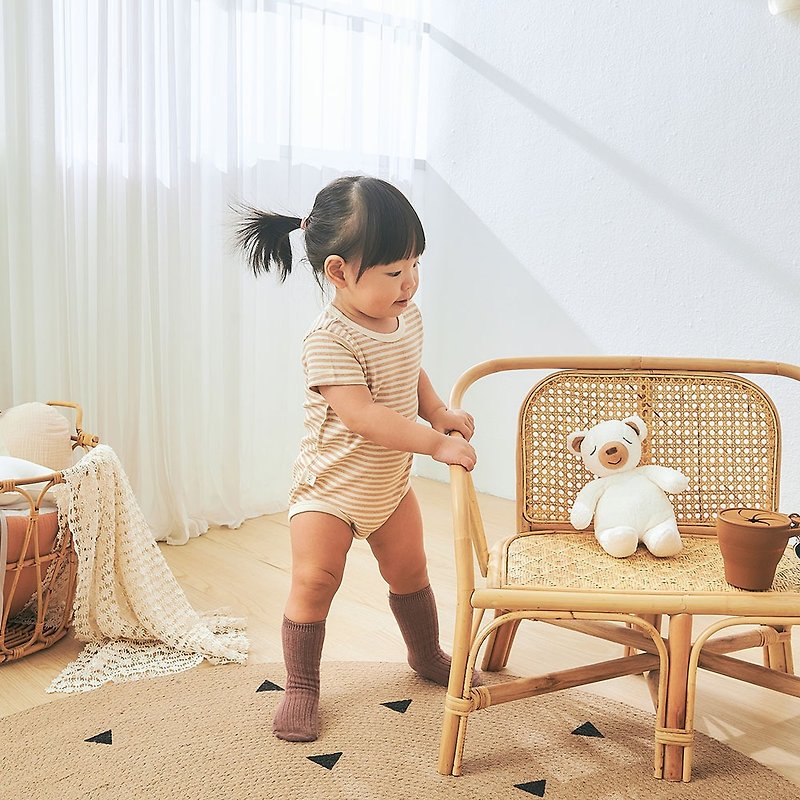 【cott organics】日本有機棉包屁衣 - 嬰兒連身衣/包被/包巾 - 棉．麻 多色