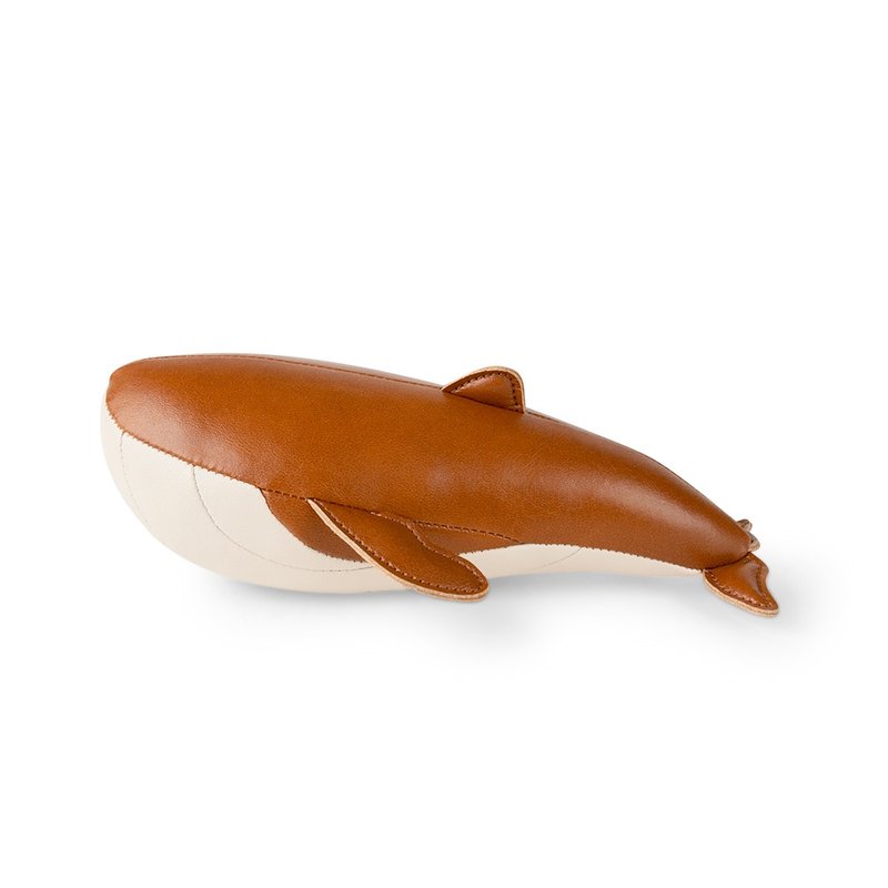 【紙鎮】鯨魚 Whale Wave 皮革動物擺飾 | 入厝禮物 - 擺飾/家飾品 - 人造皮革 多色