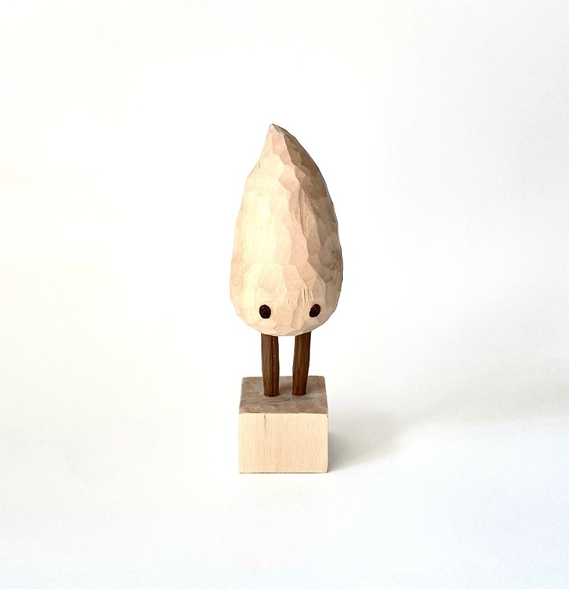 ノン ルク ファイの木彫り - 置物 - 木製 ブラウン