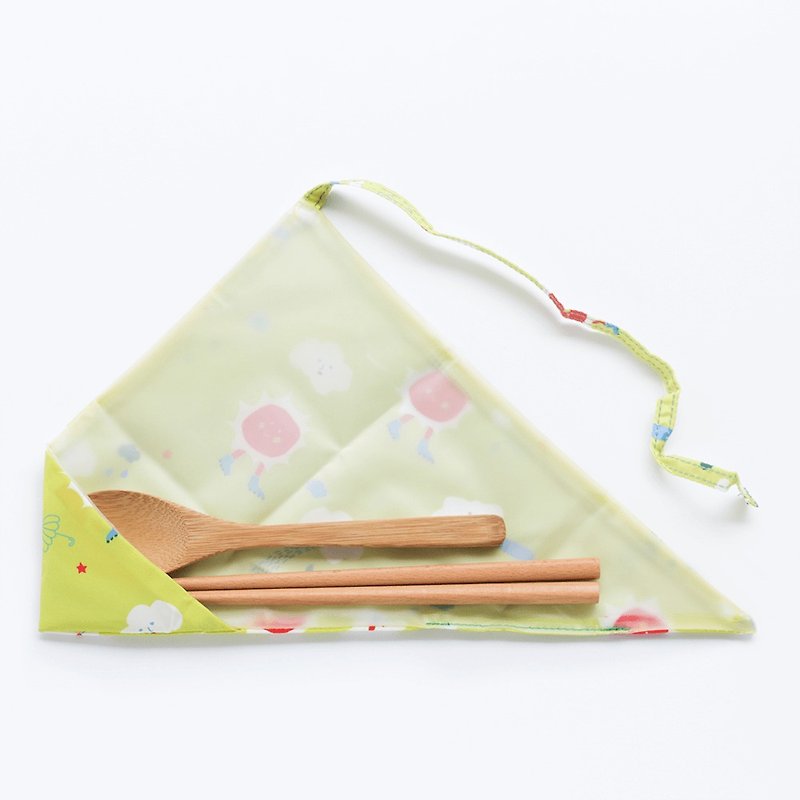 Good Day Cutlery Set | Weather Forecast - Chopsticks - Polyester Yellow