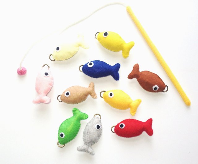 フェルト お魚釣りセット 数字 知育おもちゃ 子ども - ショップ
