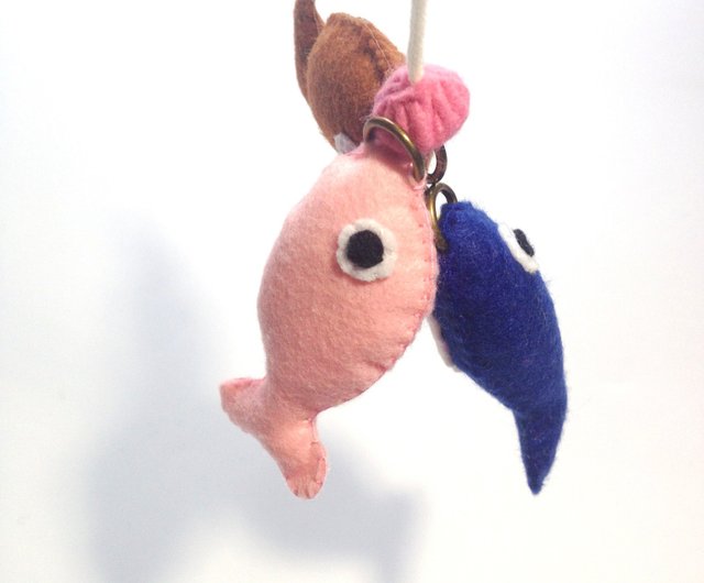 ☆フェルトおもちゃ☆魚釣りセット フェルトのおもちゃ☆魚釣りセット - SMALL-LILY'S GALLERY