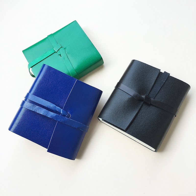 Leather Binding Diary - สมุดบันทึก/สมุดปฏิทิน - หนังแท้ สีดำ