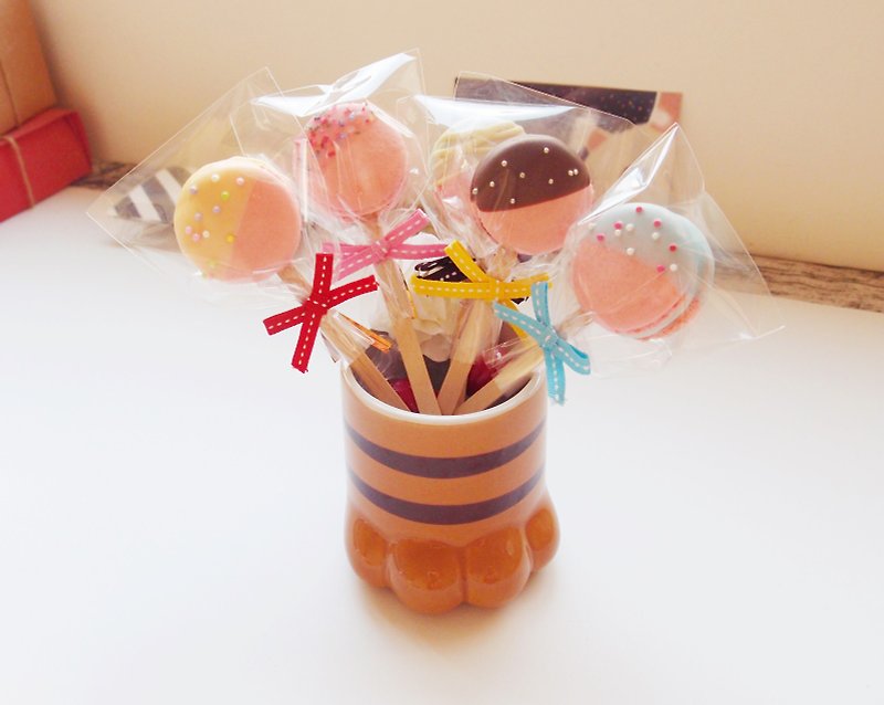 【Customization】Colorful stick macarons - Cake & Desserts - Fresh Ingredients 