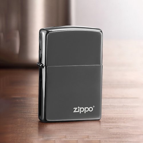Zippo 【ZIPPO官方旗艦店】 經典黑冰防風打火機 150ZL