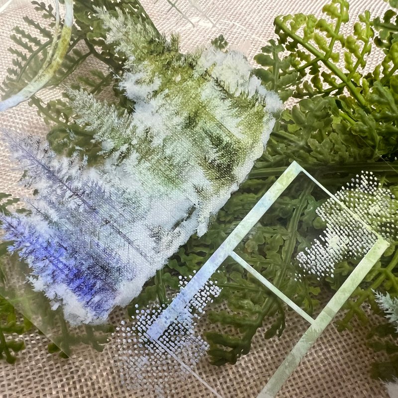 179_貼吉_森呼吸The Breath of the Forest - 紙膠帶/和紙/PET - 塑膠 多色
