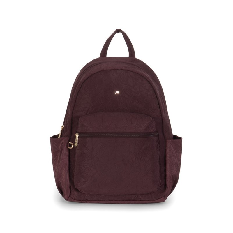 後背包-沐晨壓紋防潑水後背包-6608-7-多色任選 - 後背包/背包/書包 - 尼龍 紅色