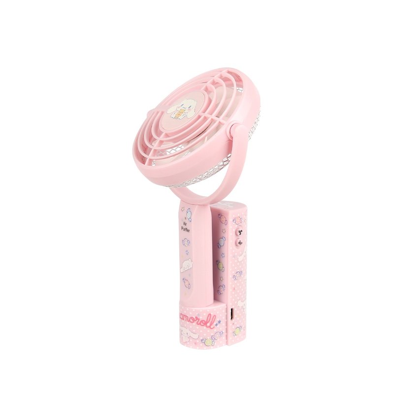 負離子空氣淨化器手提風扇 - Cinnamoroll - 電風扇 - 塑膠 粉紅色