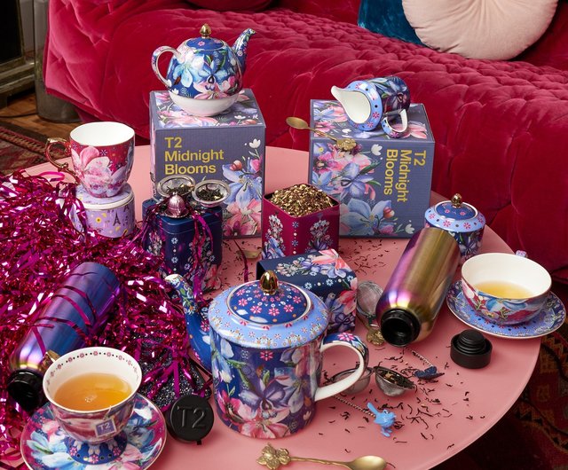 T2 Midnight Blooms_Tea For One_Midnight Blooms Single Cup