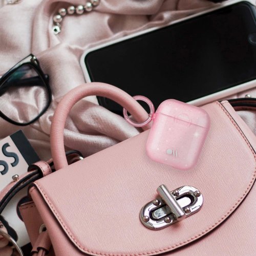 Case-Mate Airpods & Airpods Pro HookUps 保護套 - 硬殼 閃耀粉